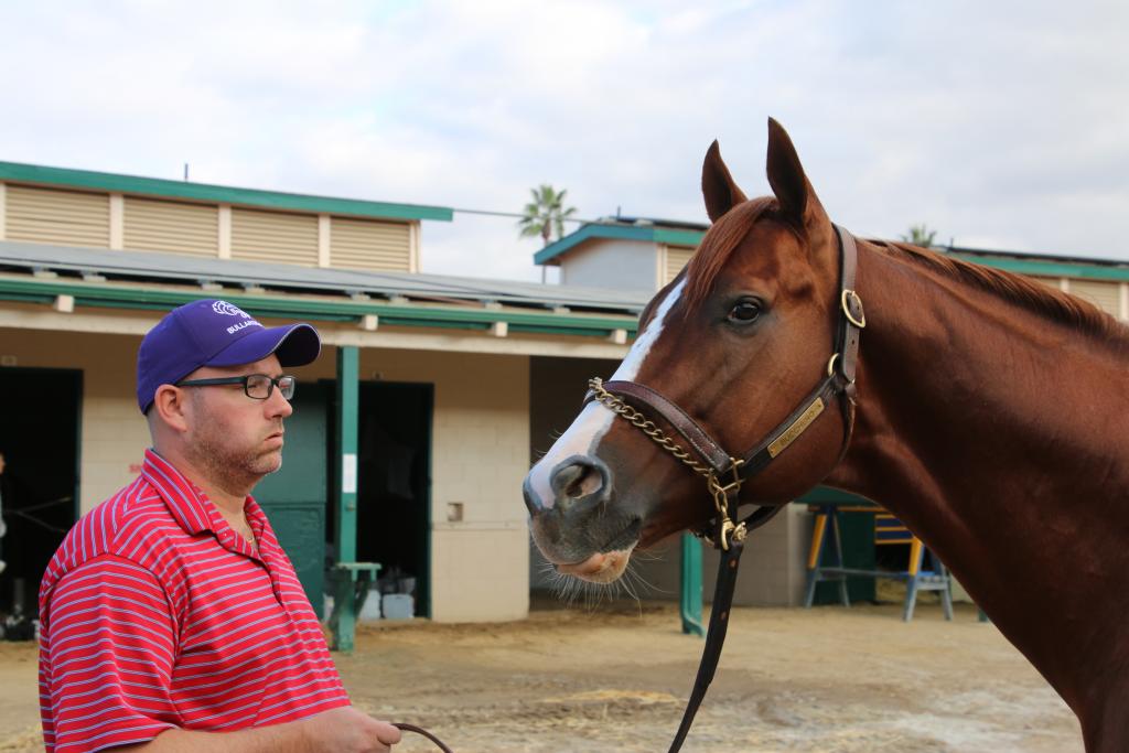 Glyshaw and Bucchero at Del Mar. (Julie June Stewart photo)